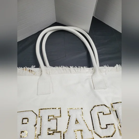 NWOT Women's Beach Shoulder Summer Tote Bag - Picture 3 of 12